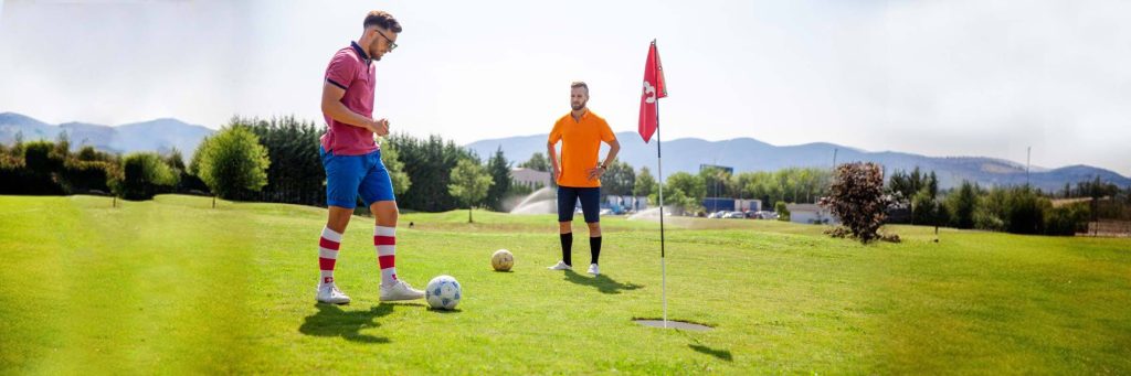 Footgolf at a golf park